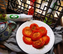 茶油西红柿鸡蛋饼的做法