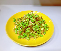 雪菜毛豆的做法