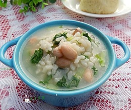 花生青菜粥——冬季暖身的做法