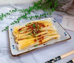 #肉食者联盟#自制鸡蛋肠粉的做法