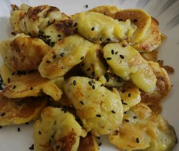 奶香香蕉饼的做法