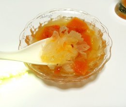 木瓜银耳糖水的做法