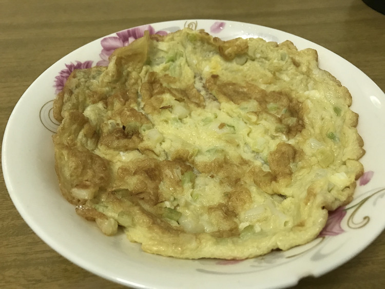 小葱跑蛋的做法