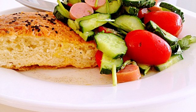 面包沙拉的做法