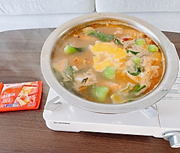 #奶香四溢 暖锅佳味#番茄芝士浓汤火锅的做法