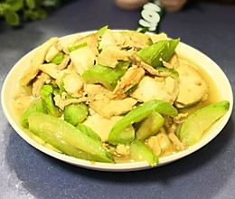 豆腐炒丝瓜的做法