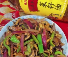 #中秋跟着金龙鱼外婆乡小榨菜籽油一起吃香喝辣#下饭菜炒鱿鱼须的做法