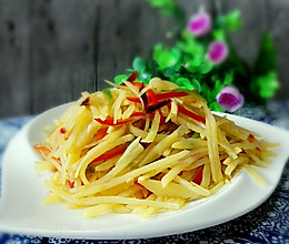 醋溜土豆丝的做法