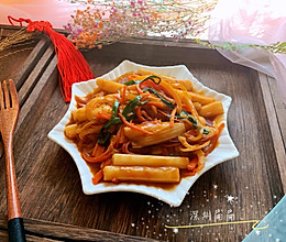 #钟于经典传统味#辣炒年糕的做法