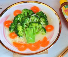 #鸡汁入家宴 感恩正当“食”# 鸡汁西兰花的做法