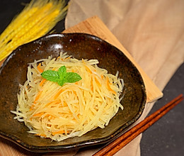 #夏日开胃餐#酸甜可口凉拌土豆丝的做法