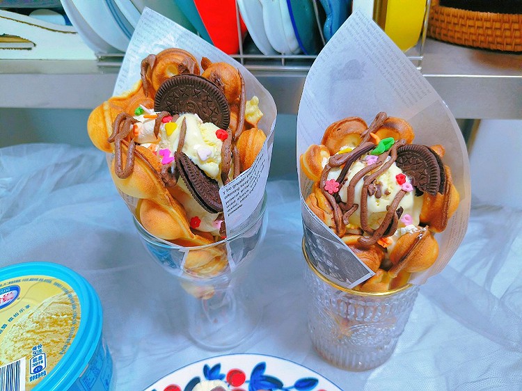 鸡蛋仔冰激凌的做法