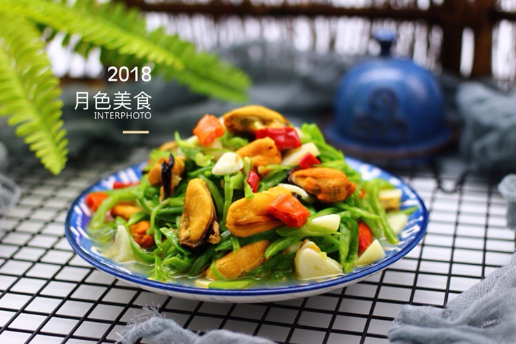 海虹爆炒芸豆丝的做法