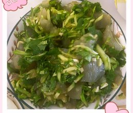 凉拌菜:黄瓜拌凉粉的做法
