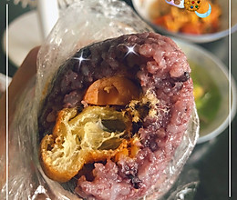 健康黑米饭团的做法