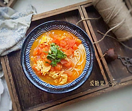 西红柿打卤面#10分钟早餐大挑战#的做法