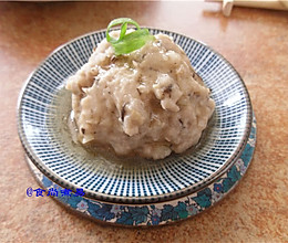 爽脆鲜美【手工冬菇猪肉丸】#寻找最聪明的蒸菜达人#的做法