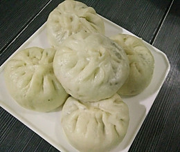 小白菜豆干粉条肉包子的做法