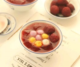 #忽而夏至 清凉一夏#杨梅冰粉小汤圆的做法