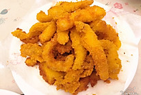 炸墨鱼的做法