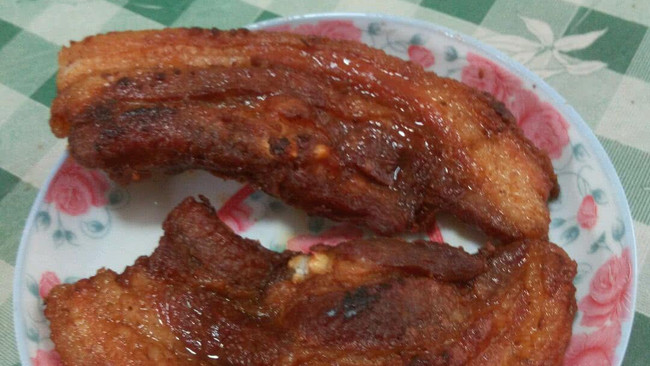油炸五花肉的做法