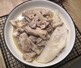 榴莲壳炖鸡的做法