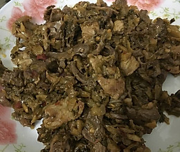 酸菜炒猪心的做法