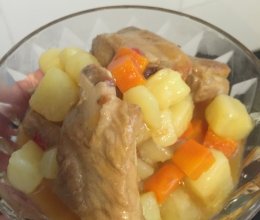 宝宝辅食——土豆咖喱炖排骨的做法