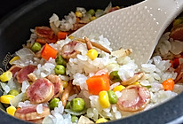 懒人电饭锅薬膳香肠饭的做法