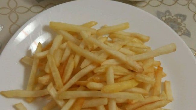 速炸薯条的做法