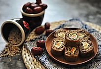 养生腊味杂粮米饭卷#手作细烹，发现粗粮之美#的做法
