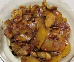 土豆片炒肉的做法