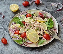 红酒醋柠檬鸡沙拉的做法