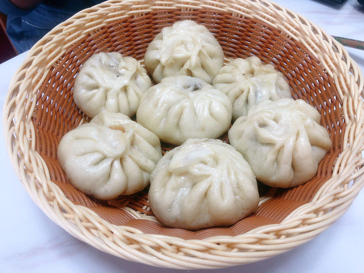 挑战包子第二弹～干豆角包子和马齿苋包子的做法