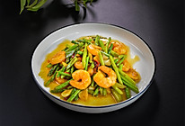 #美食视频挑战赛#芦笋虾仁的做法