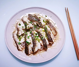 #肉食者联盟#粉丝蒸石斑鱼片的做法