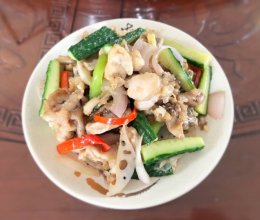 干锅椒盐牛蛙的做法