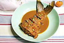 鲤鱼三吃之二：豆瓣酱烧鱼尾的做法