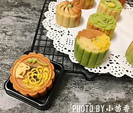 桃山皮月饼（黑芝麻五仁馅）的做法