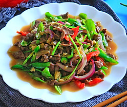 #我为奥运出食力#泡椒牛肉嫩滑的小窍门，如何处理牛肉的做法
