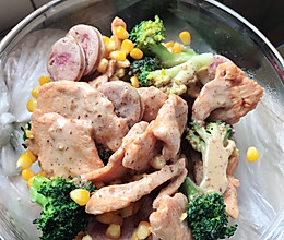 瘦身水煎炒沙拉的做法