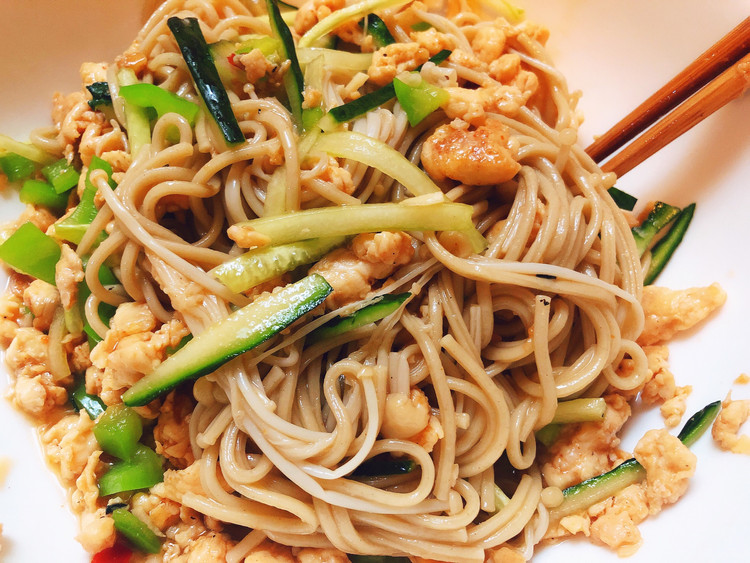 DGI拌面 低脂,低血糖,高膳食纤维的做法