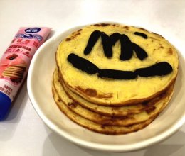 苹果鸡蛋牛奶饼的做法