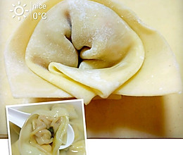 马蹄玉米猪肉水饺——元宝馄饨的做法