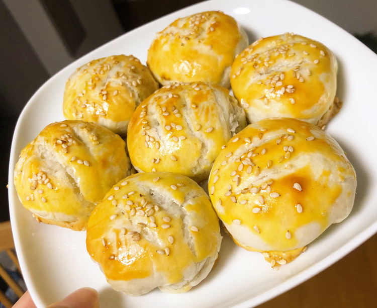 手抓饼红豆沙酥的做法