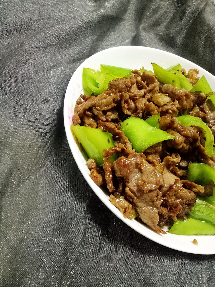 青椒牛肉的做法