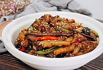 #冰箱剩余食材大改造#干锅鸡爪茶树菇的做法