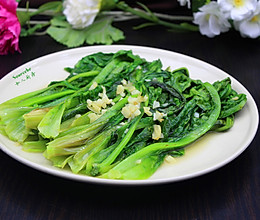 蒜蓉炒油麦菜#舌尖上的春宴#的做法