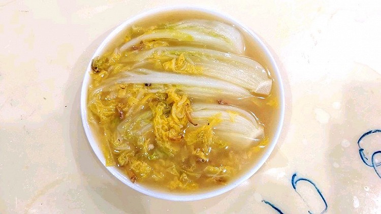 鸡汁翡翠娃娃菜（即可作幼儿辅食，亦可为成人美食）的做法
