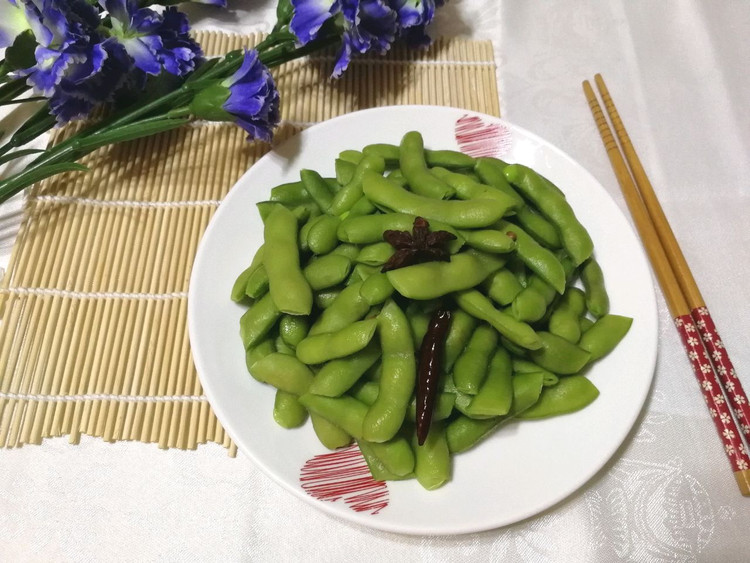 夏季爽口煮毛豆的做法